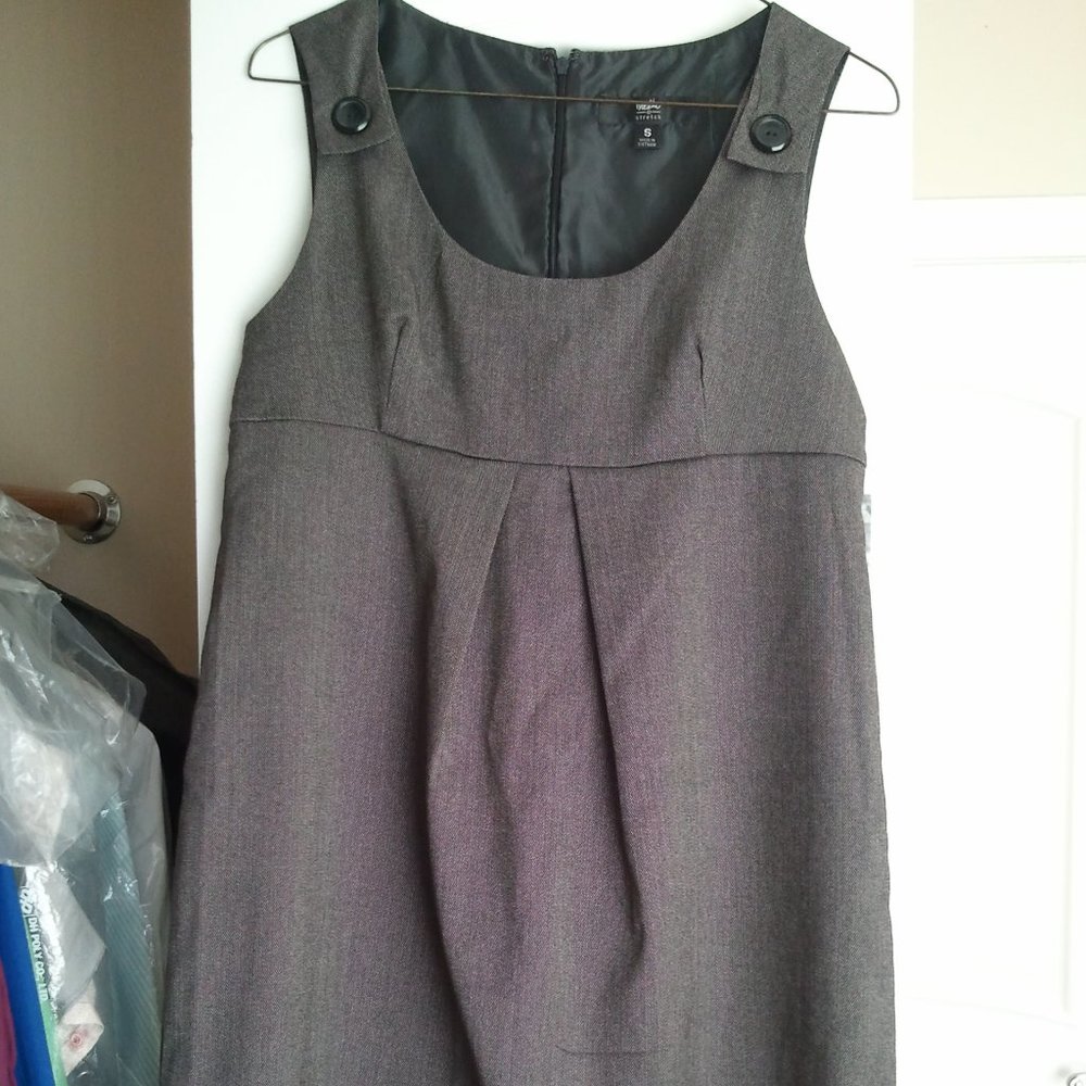 Target Mossimo Tweed Jumper Pinafore Dress S NWT